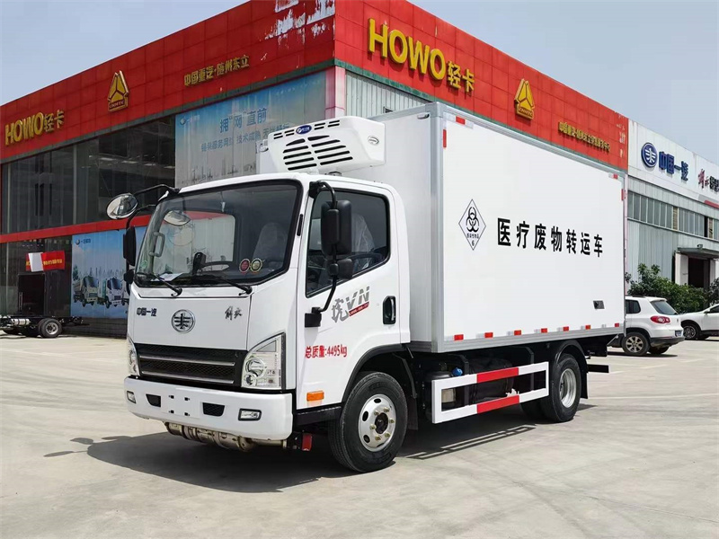 解放虎V藍牌醫療廢物運輸車